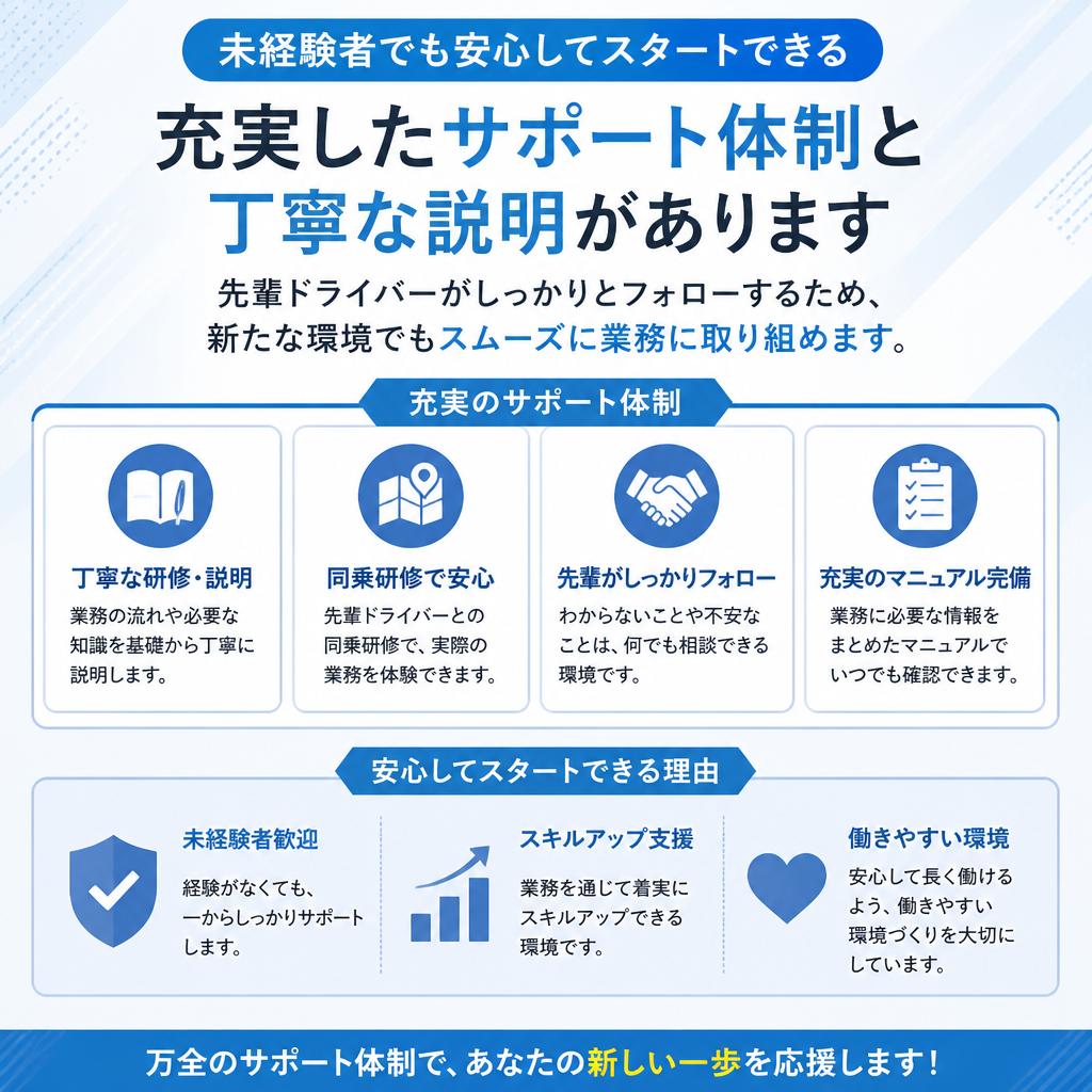 充実したサポート体制