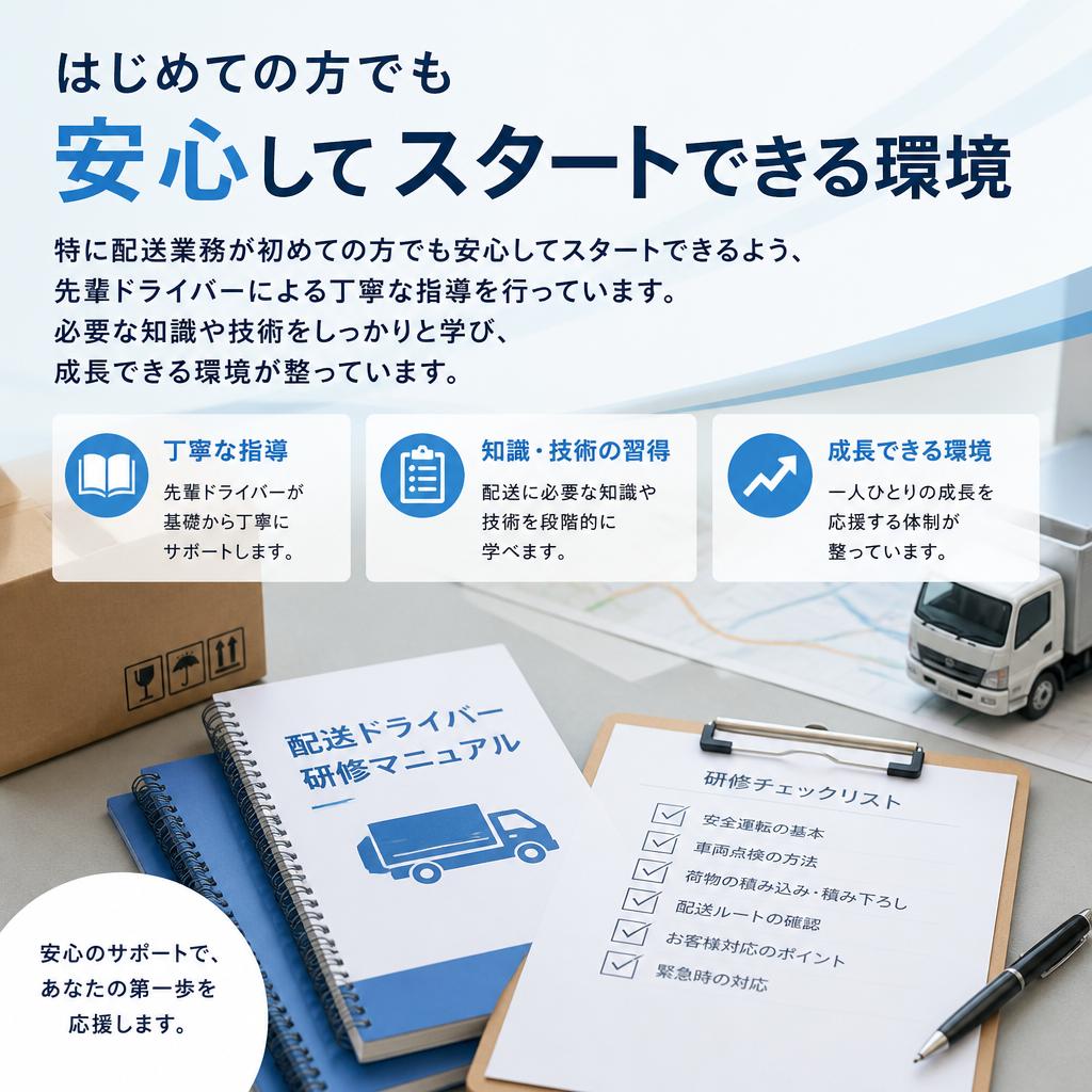 未経験でも安心のサポート体制