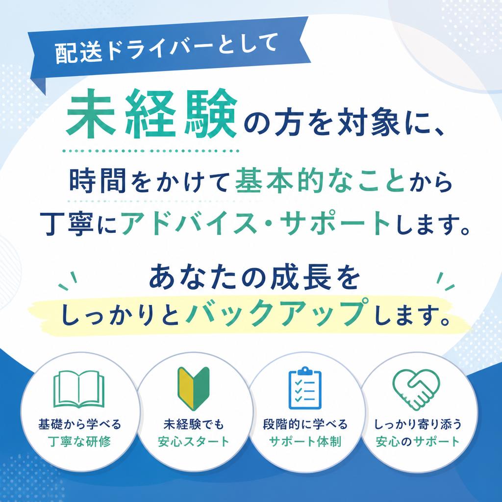 未経験からでも安心のサポート体制