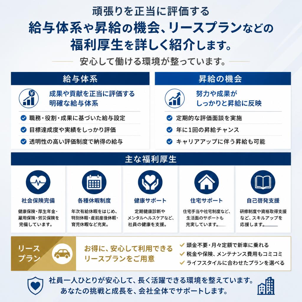 充実の福利厚生