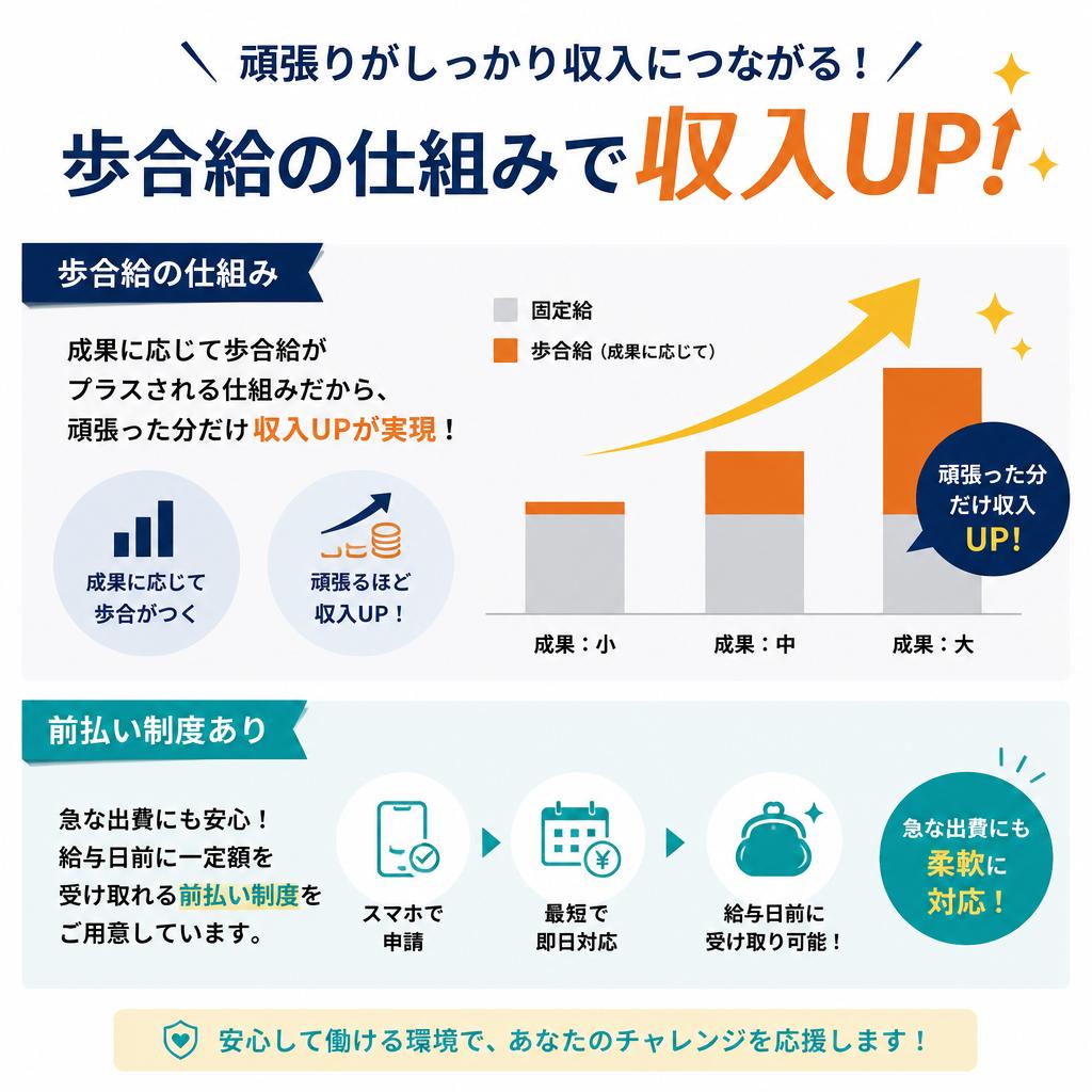 高収入を目指せる環境