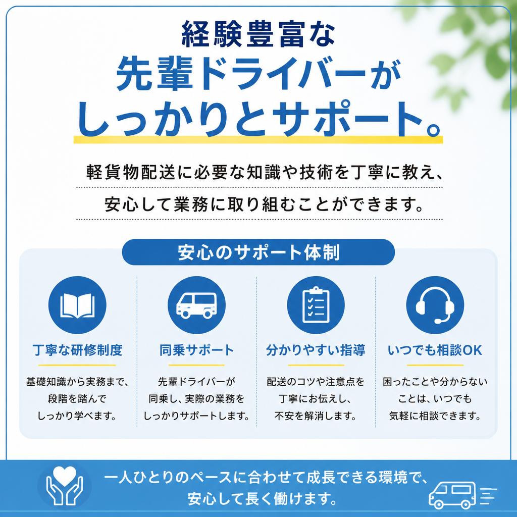 サポート体制が充実