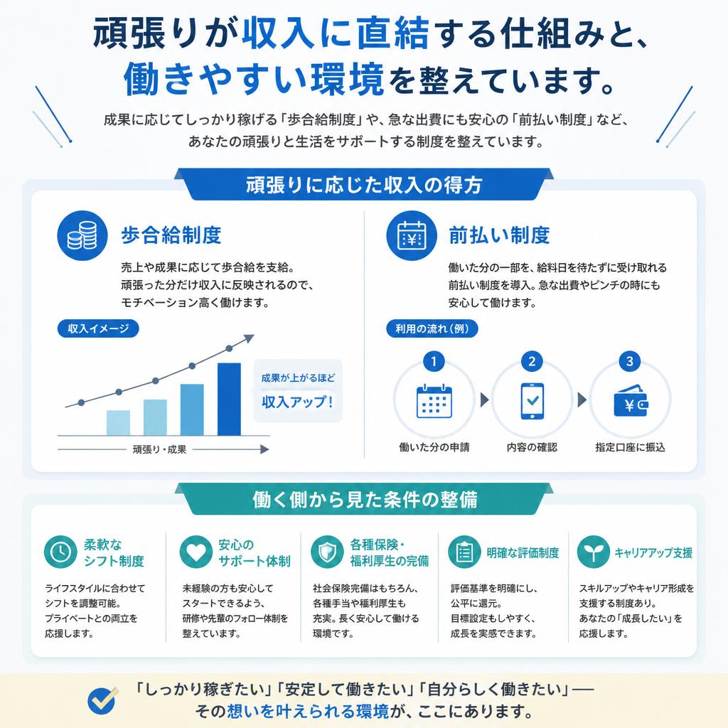 給与体系と働きやすさ