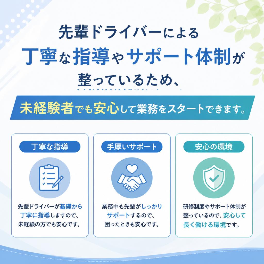 サポート体制と教育プログラム