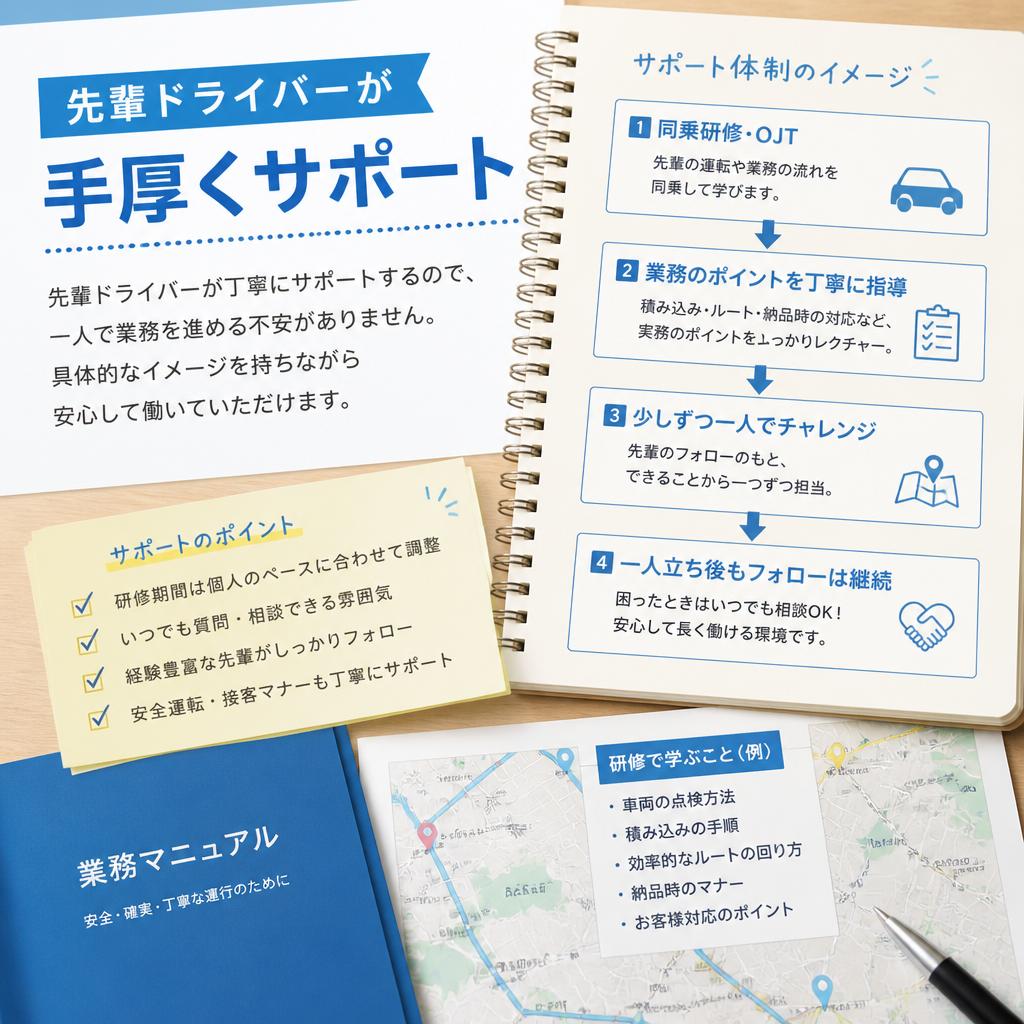 充実のサポート体制