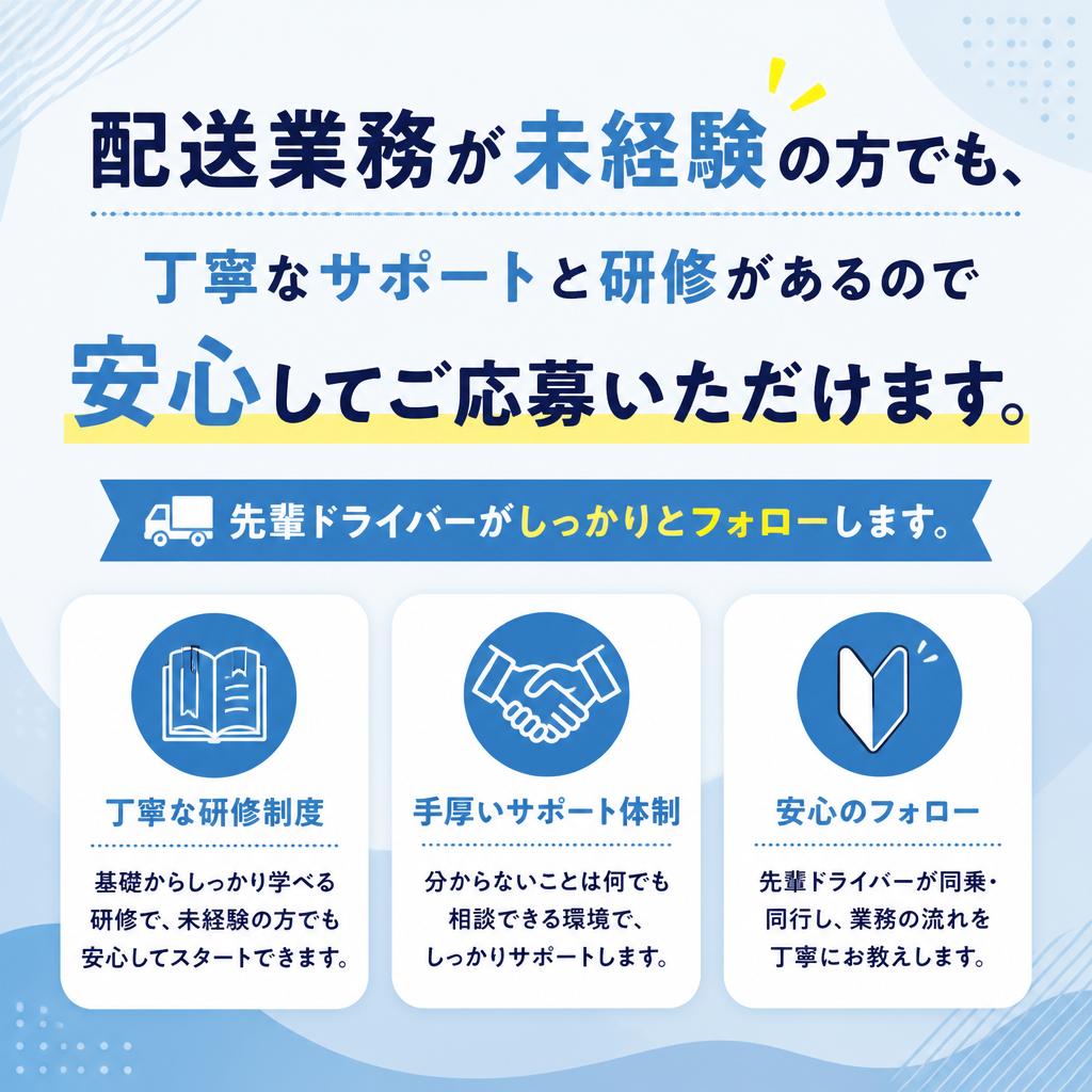 2. 未経験者でも安心のサポート体制