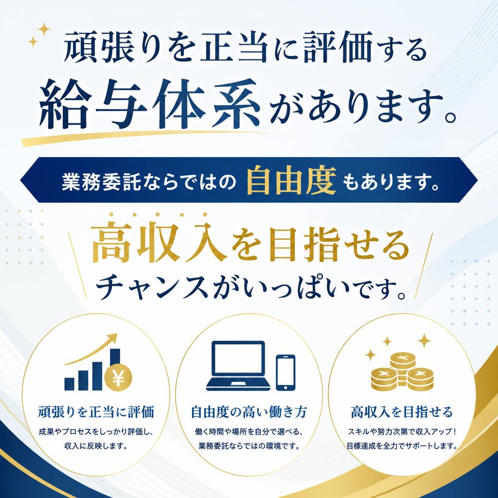 評価制度と収入アップの仕組み
