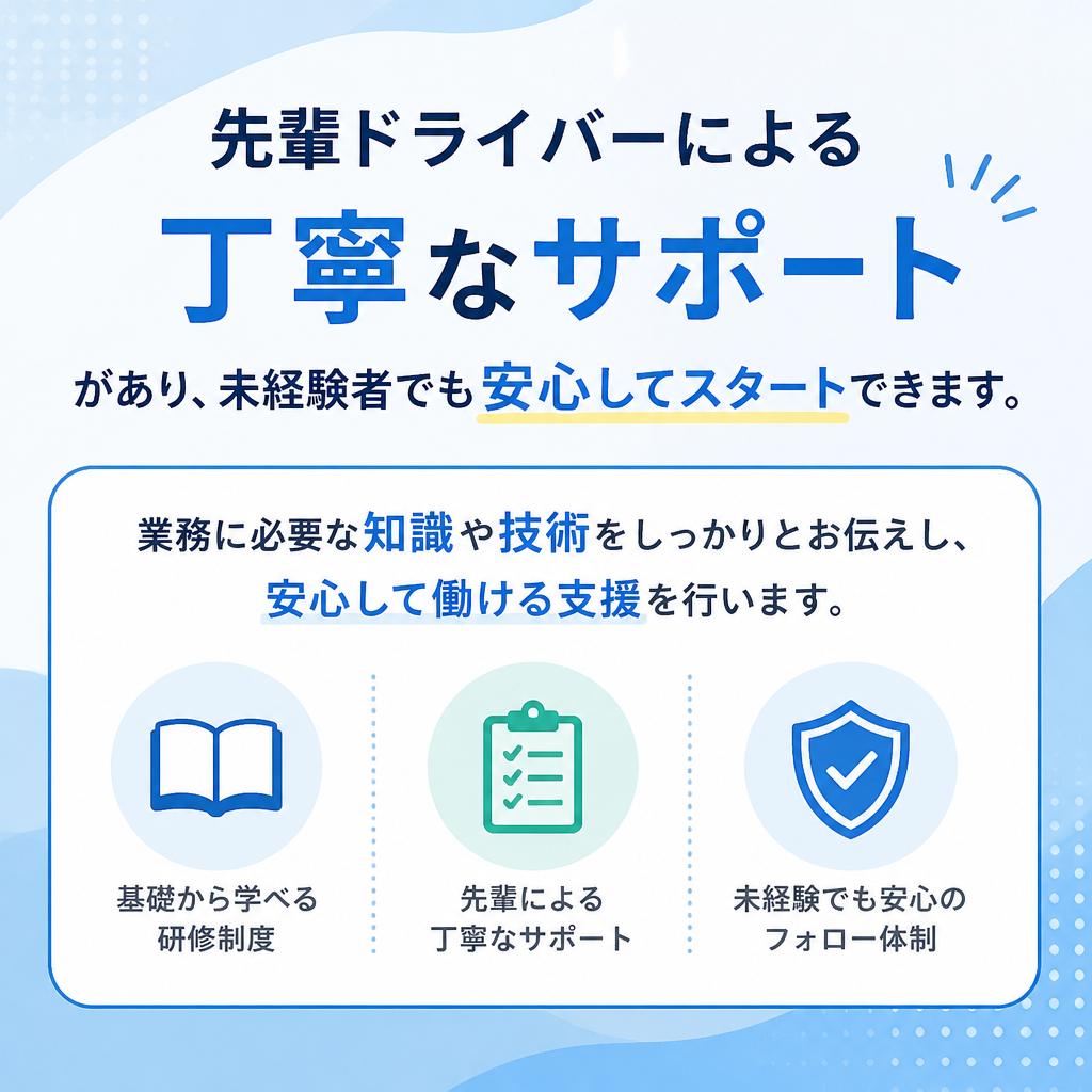 充実したサポート体制