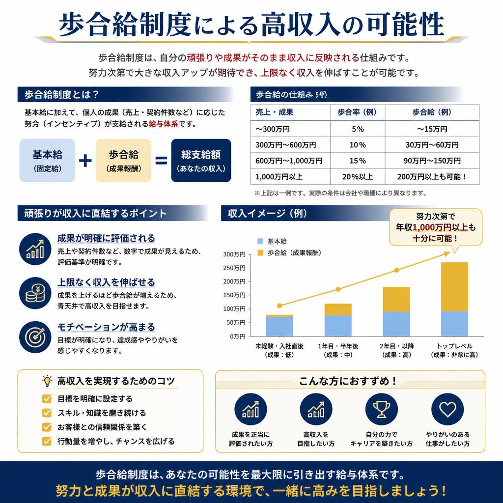 高収入を目指すための仕組み