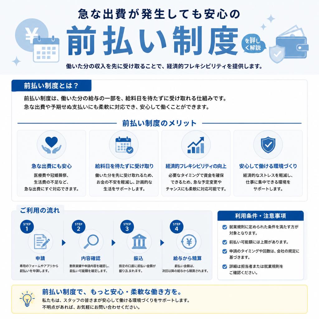 安心の前払い制度
