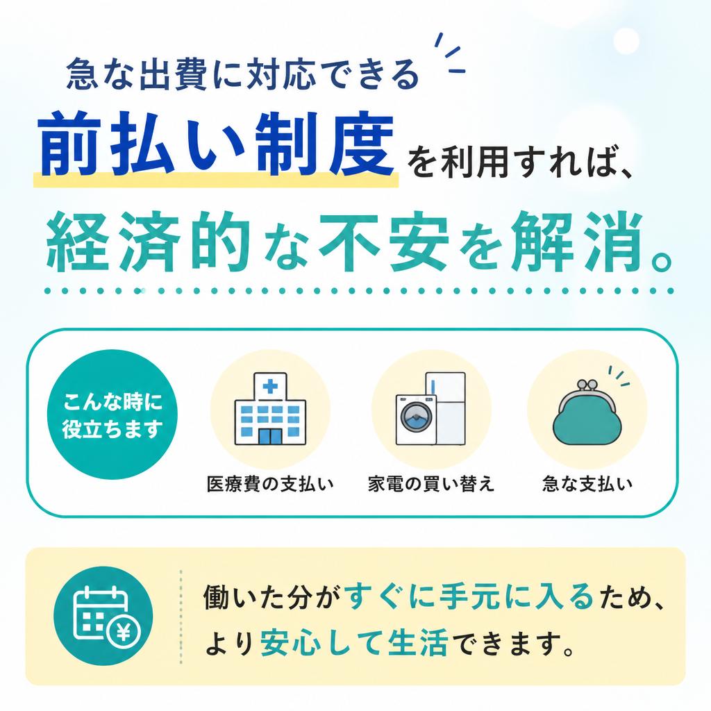 前払い制度のメリット